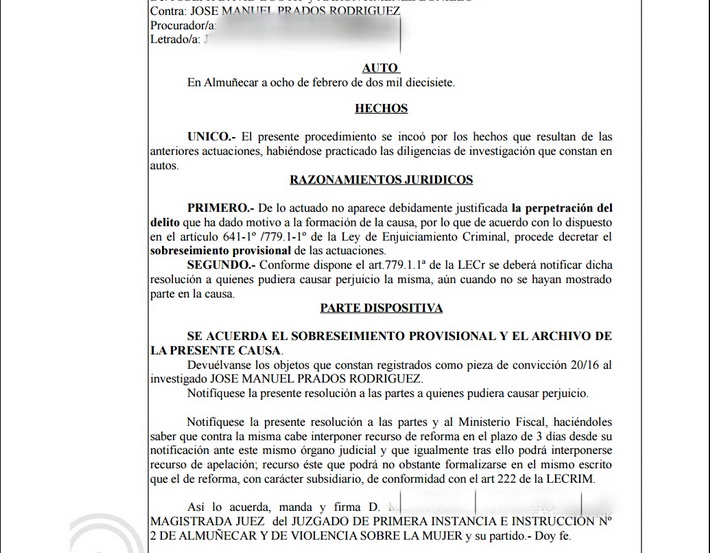 Sobreseído y archivado el caso contra el que fuera trabajador del área de Juventud de Almuñécar, J. M. Prados.